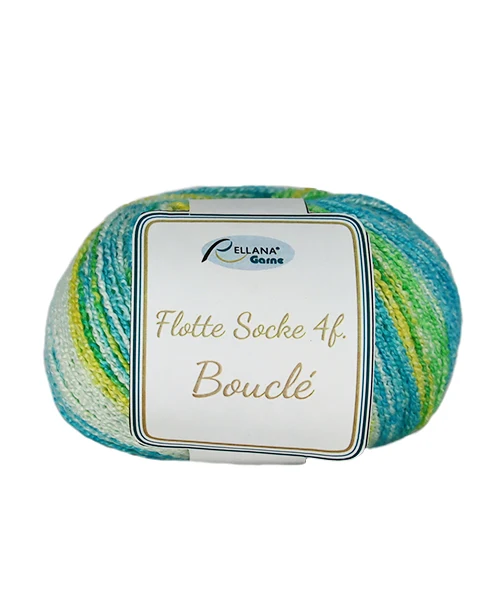 Flotte Socke 4f. Bouclé