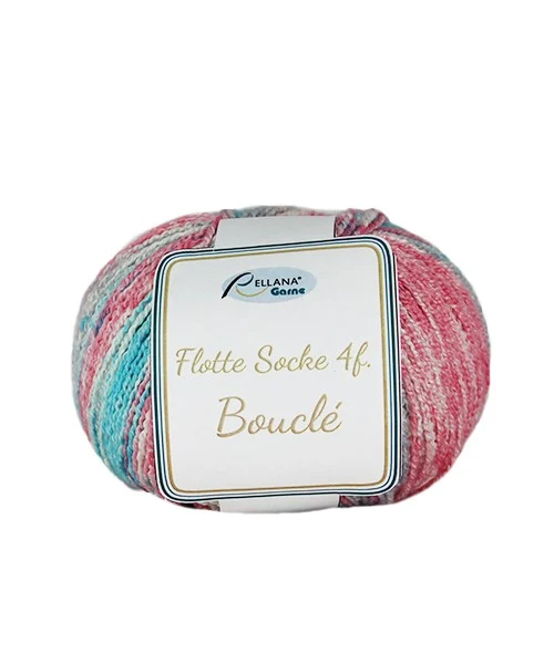 Flotte Socke 4f. Bouclé