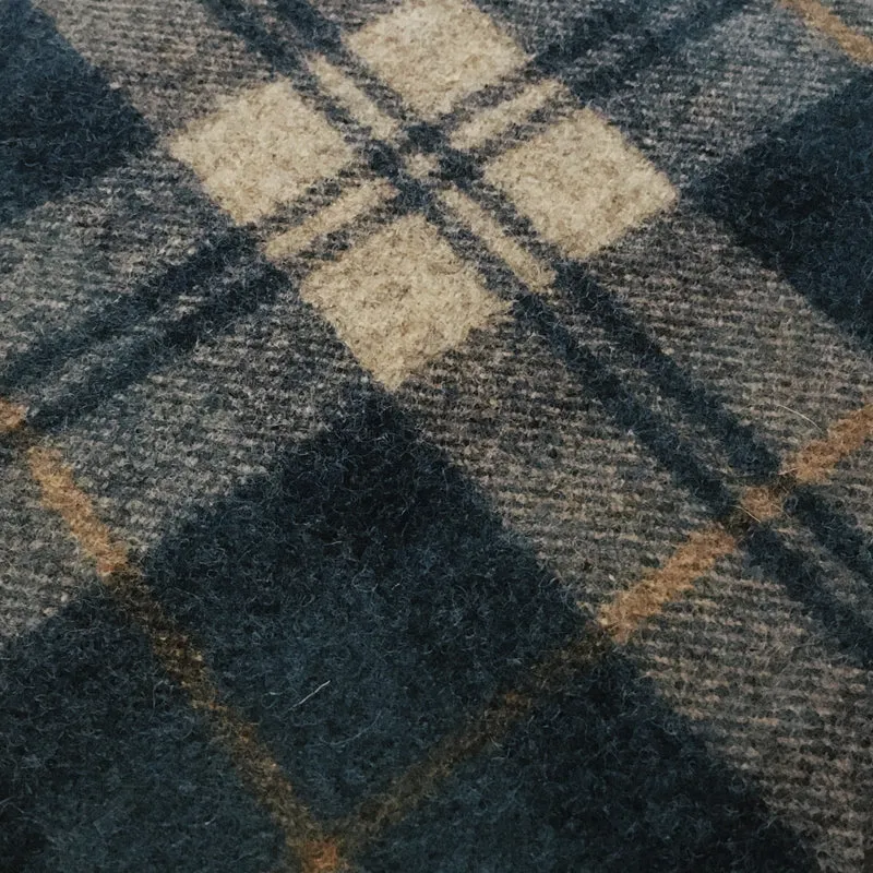 Wool Check Fenton - indigo