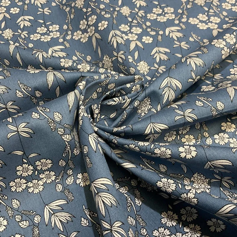 Soft Touch 100% Cotton small Floral printed dress fabric M1649