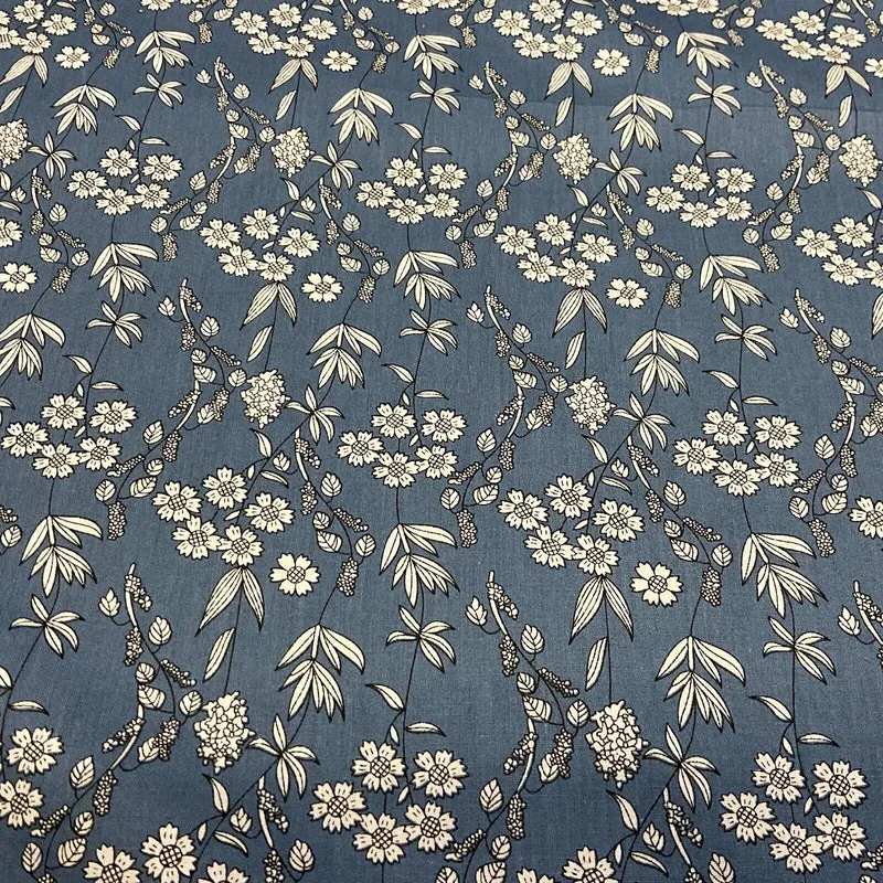 Soft Touch 100% Cotton small Floral printed dress fabric M1649