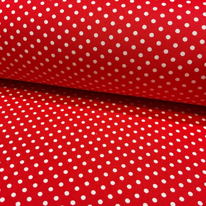 Soft Touch 100% Cotton 4mm pin Spot Dot printed dress fabric M1646