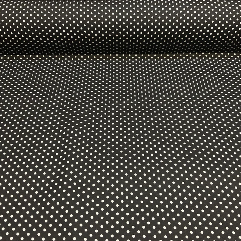 Soft Touch 100% Cotton 4mm pin Spot Dot printed dress fabric M1646