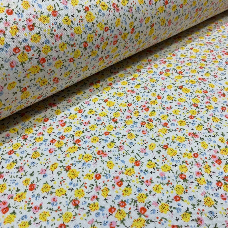 Soft Touch Cotton Print Fabric - 150cm Wide - £6.99/m - M1652