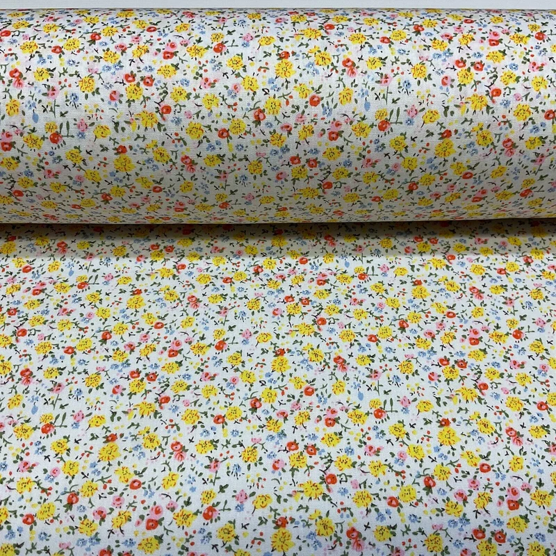 Soft Touch Cotton Print Fabric - 150cm Wide - £6.99/m - M1652