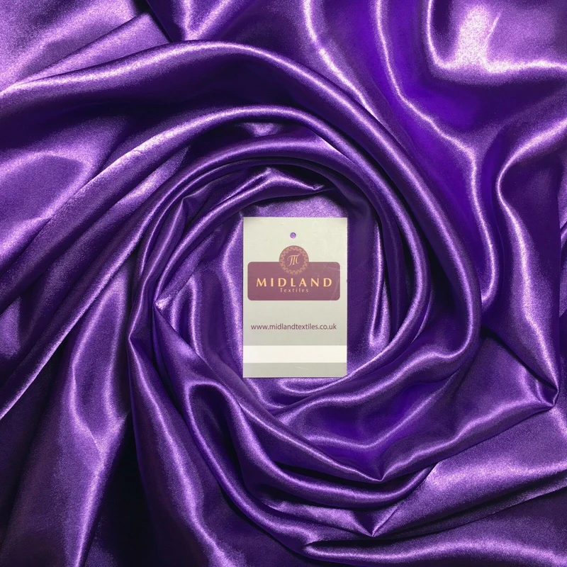 Smooth Silky Satin dressmaking fabric 60 inches wide M89 Mtex