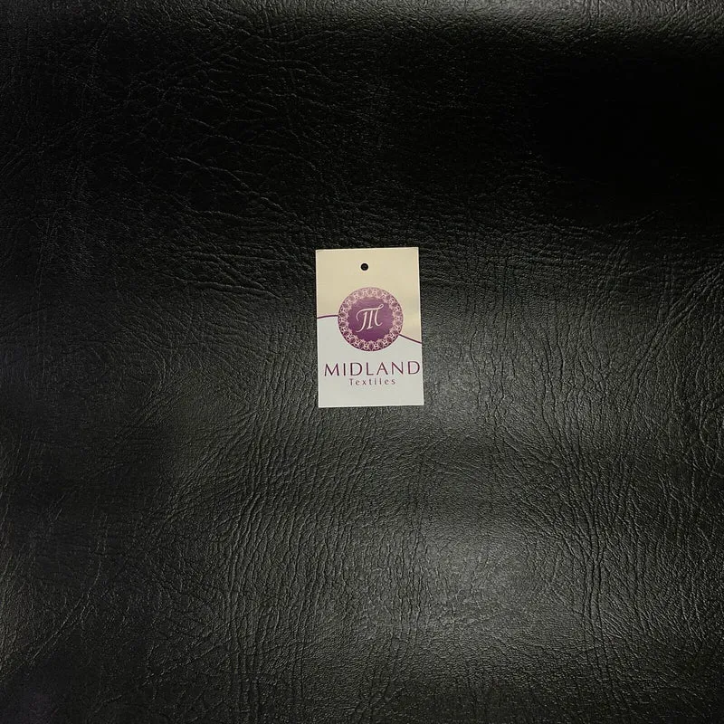 Plain & Soft Black Grain fire Retardant Upholstery Fabric 150cm wide M1749