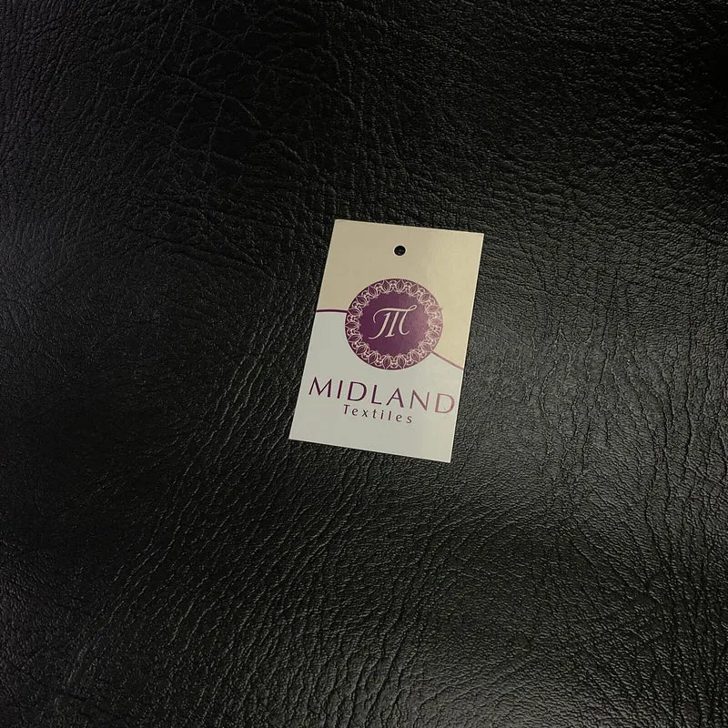 Plain & Soft Black Grain fire Retardant Upholstery Fabric 150cm wide M1749