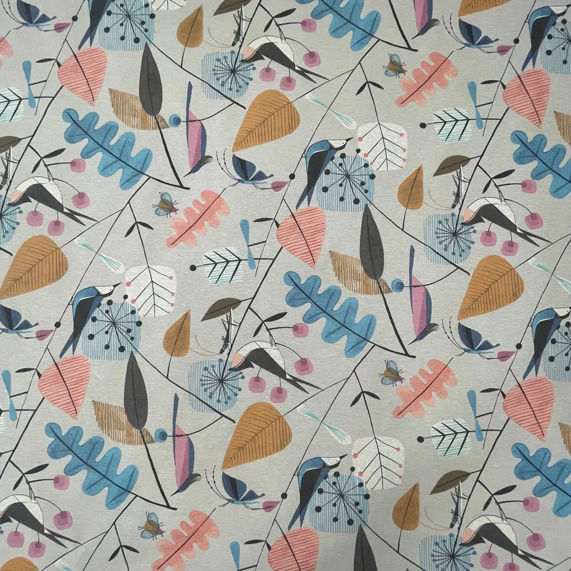 textile Tischdecke Jacquard beschichtete Baumwolle WATERHOUSE bunt floral eckig rund oval