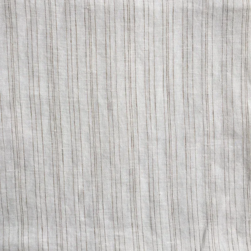 Gardinenstoff Lino Stripe - green 310 cm