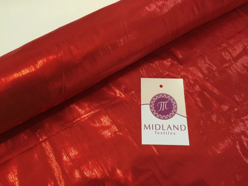 Metallic Lurex shiny foil lame fancy dress fabric 44" Wide M98 Mtex