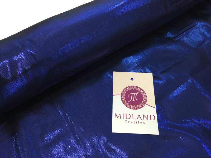 Metallic Lurex shiny foil lame fancy dress fabric 44" Wide M98 Mtex