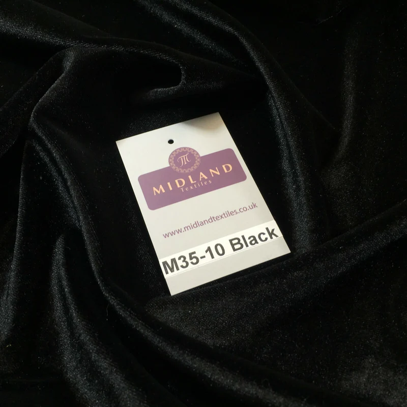 Spandex Velvet Velour Stretch Fabric - 58" Wide 4-Way Stretch M35