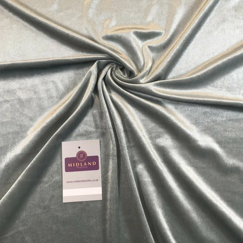Spandex Velvet Velour Stretch Fabric - 58" Wide 4-Way Stretch M35