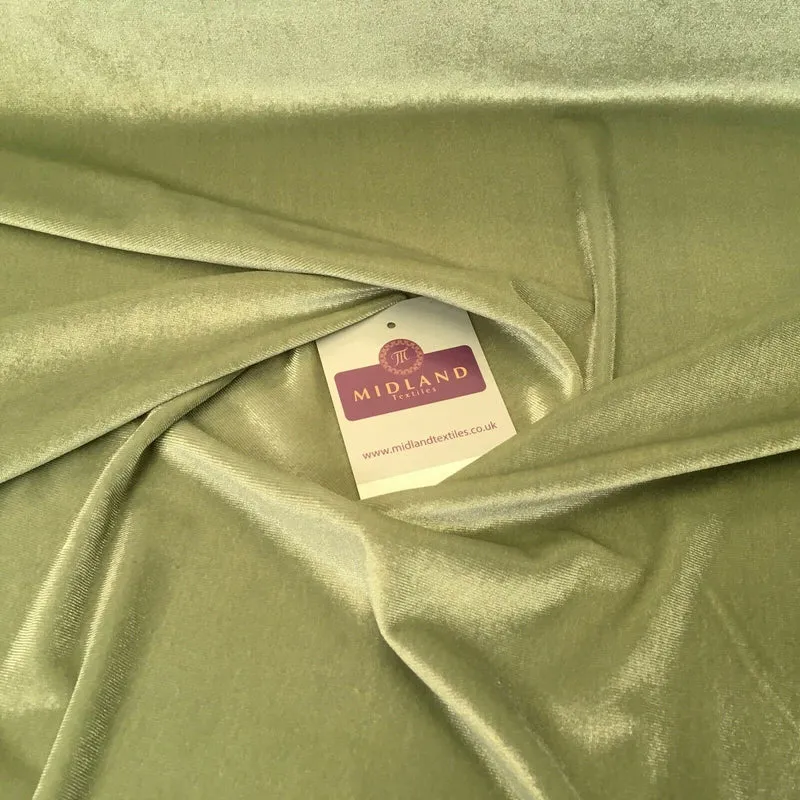 Spandex Velvet Velour Stretch Fabric - 58" Wide 4-Way Stretch M35