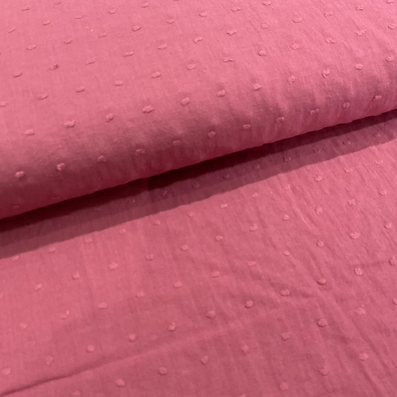 100% Cotton Swiss Dot Soft Dobby Dressmaking Fabric 135cm Wide MD1052 Mtex