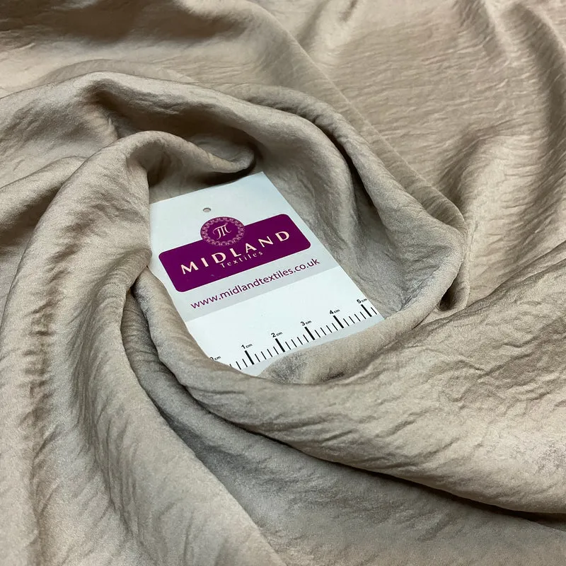 Silky Smooth Creased Crinkle Boho Crushed dress fabric M1799