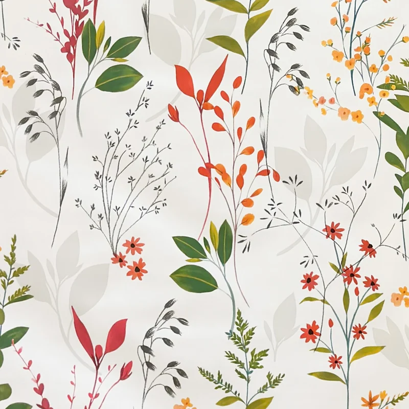 Wachstuch Tischdecke geprägt EG10 bunte Gräser und Blüten eckig rund oval