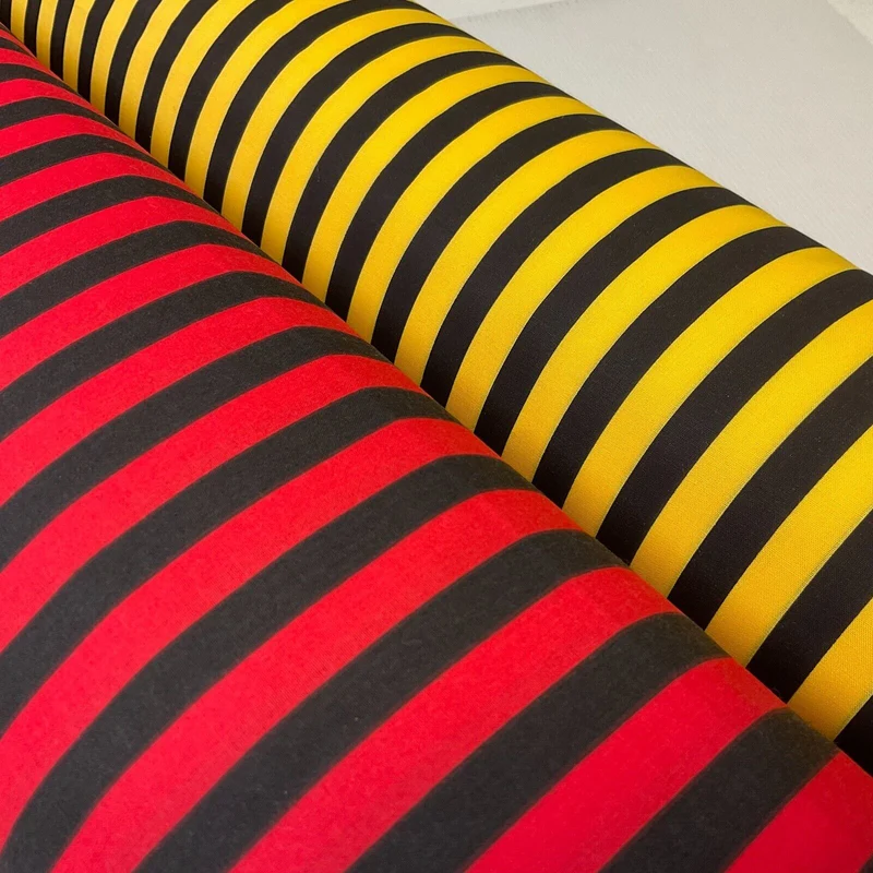 Stripped fabric nautical stripe Poly cotton printed M1707