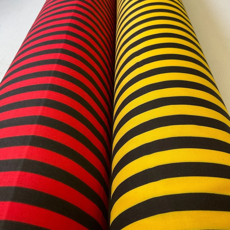Stripped fabric nautical stripe Poly cotton printed M1707