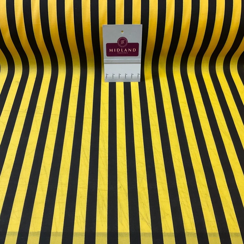 Stripped fabric nautical stripe Poly cotton printed M1707