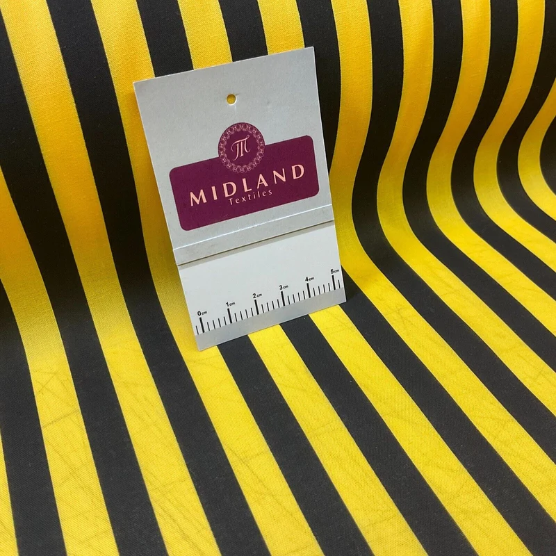 Stripped fabric nautical stripe Poly cotton printed M1707