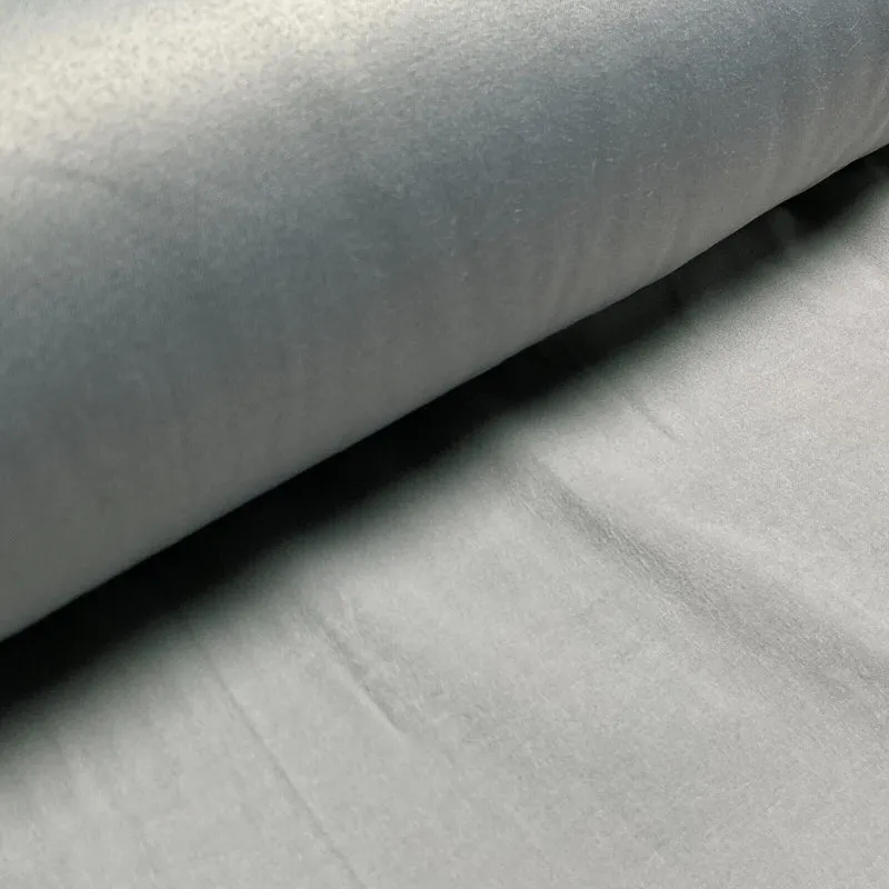 Plain velvet silky satin woven dress skirts fabric cut off the roll M1662