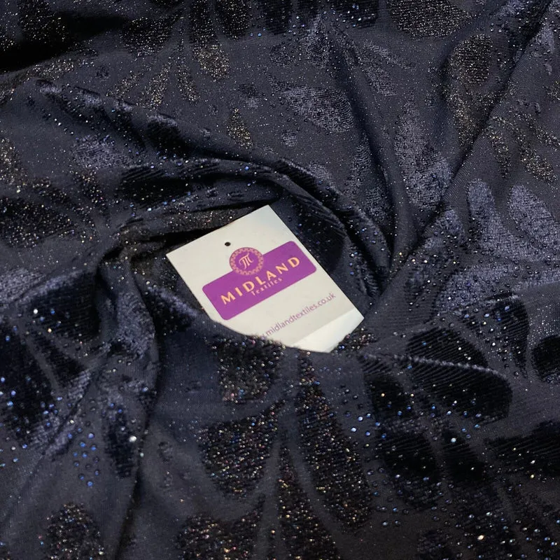 Velvet Devore Stretch Dew Drops Dress Fabric 158cm Wide M1826