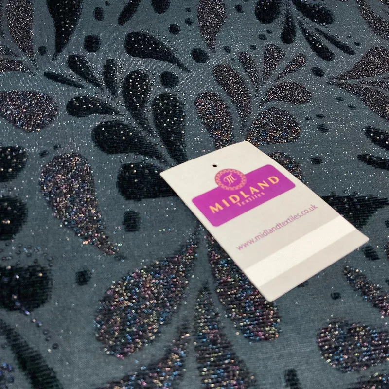 Velvet Devore Stretch Dew Drops Dress Fabric 158cm Wide M1826