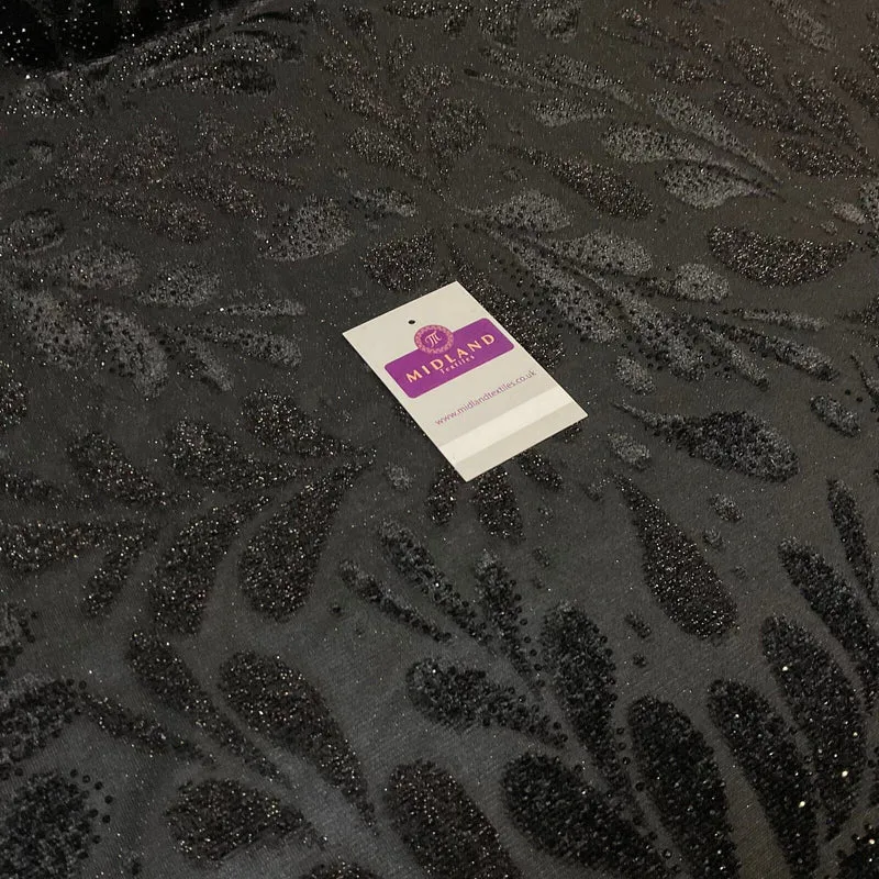 Velvet Devore Stretch Dew Drops Dress Fabric 158cm Wide M1826