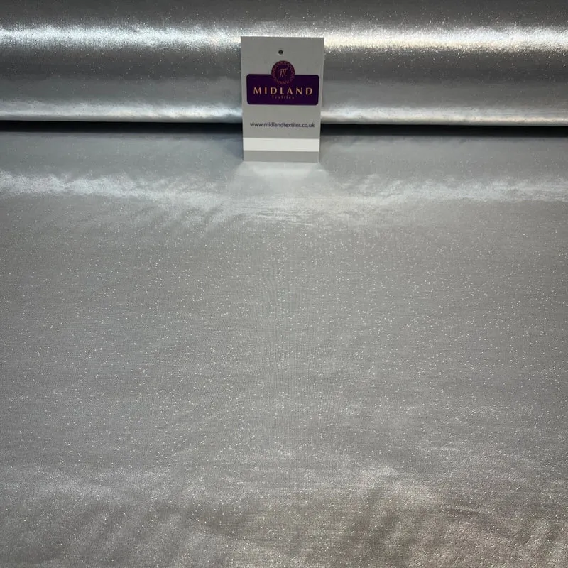 Silver Japanese Metalic Lame Textured 48" Wide fabric M1822 Sold per metre Mtex