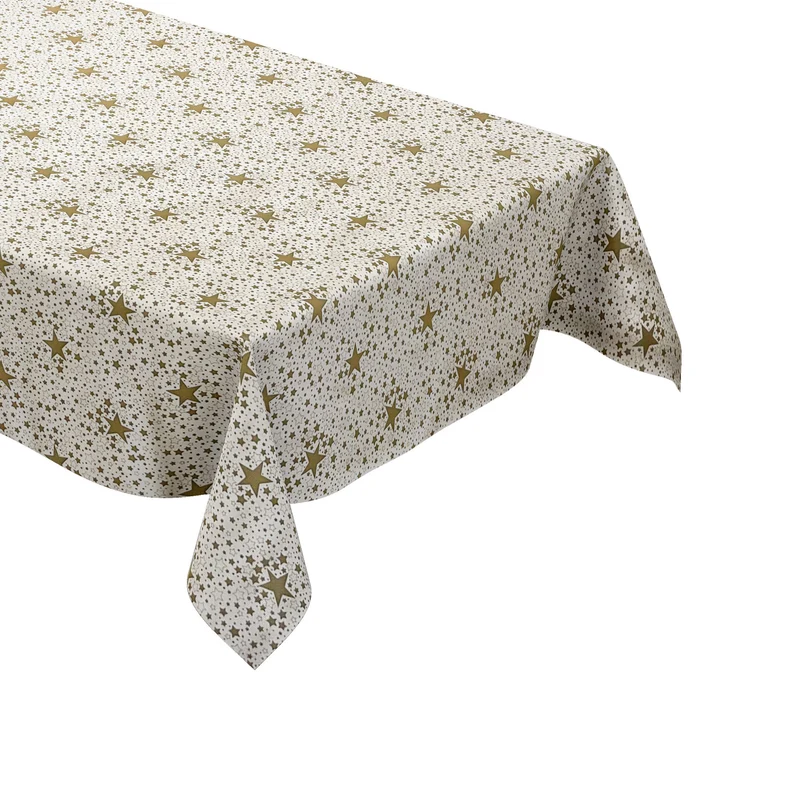 Wachstuch Tischdecke P226-1 Sterne gold Weihnachten Advent eckig rund oval
