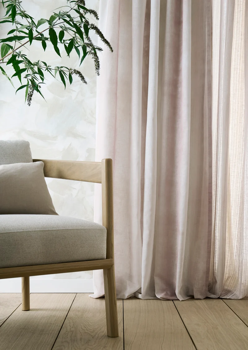 Gardinenstoff Ombré - blush 299 cm