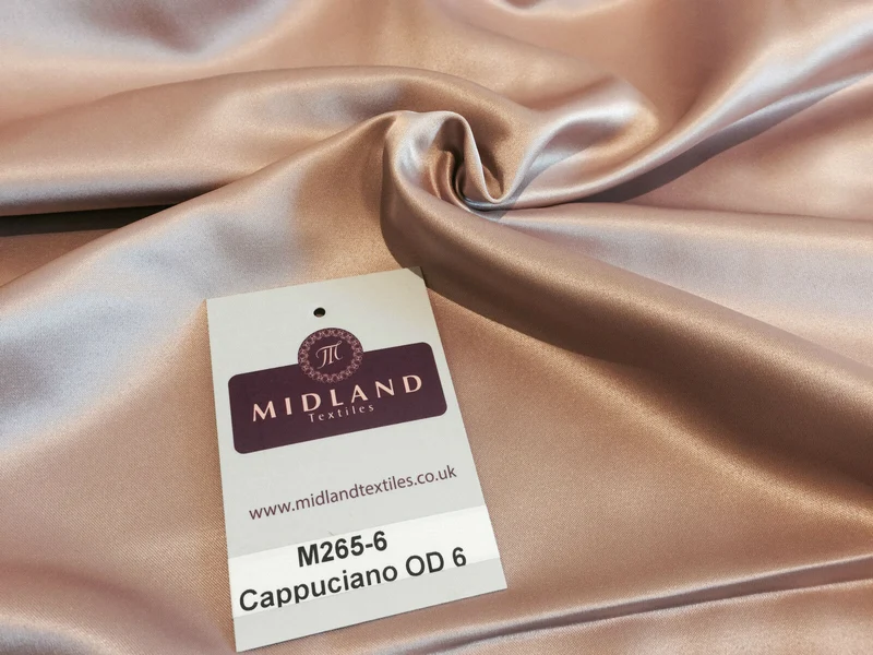 Duchess Bridal Matt satin Dress Fabric 100% Polyester 58" Wide M265