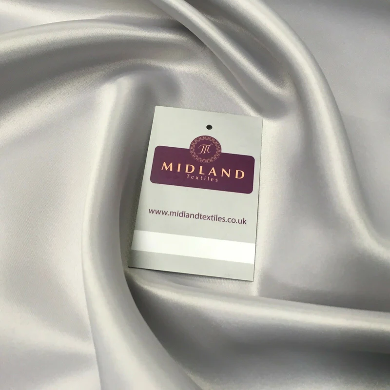 Duchess Bridal Matt satin Dress Fabric 100% Polyester 58" Wide M265