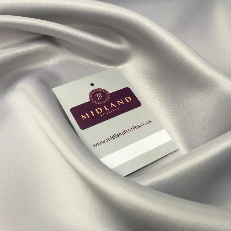 Duchess Bridal Matt satin Dress Fabric 100% Polyester 58" Wide M265