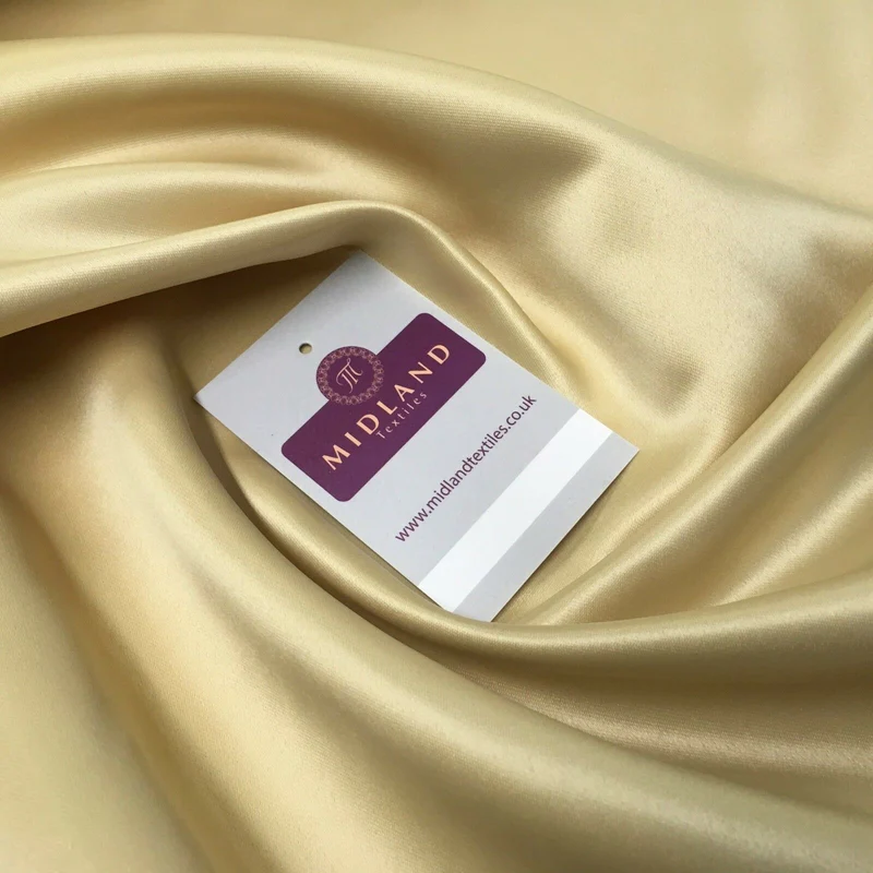 Duchess Bridal Matt satin Dress Fabric 100% Polyester 58" Wide M265