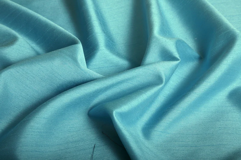 SATIN BACKED FAUX DUPION Shantung RAW SILK 100% POLYESTER FABRIC 44" M299