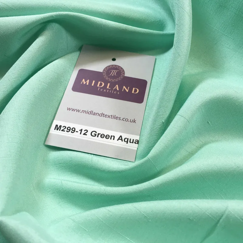 SATIN BACKED FAUX DUPION Shantung RAW SILK 100% POLYESTER FABRIC 44" M299