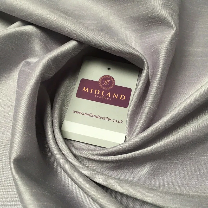 SATIN BACKED FAUX DUPION Shantung RAW SILK 100% POLYESTER FABRIC 44" M299