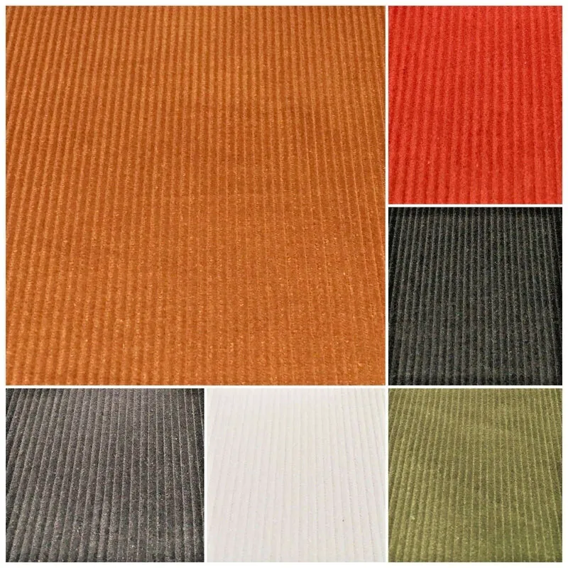 Corduroy 8 Wale Dress skirts 100% Cotton Fabric 58" Wide MK925 Mtex