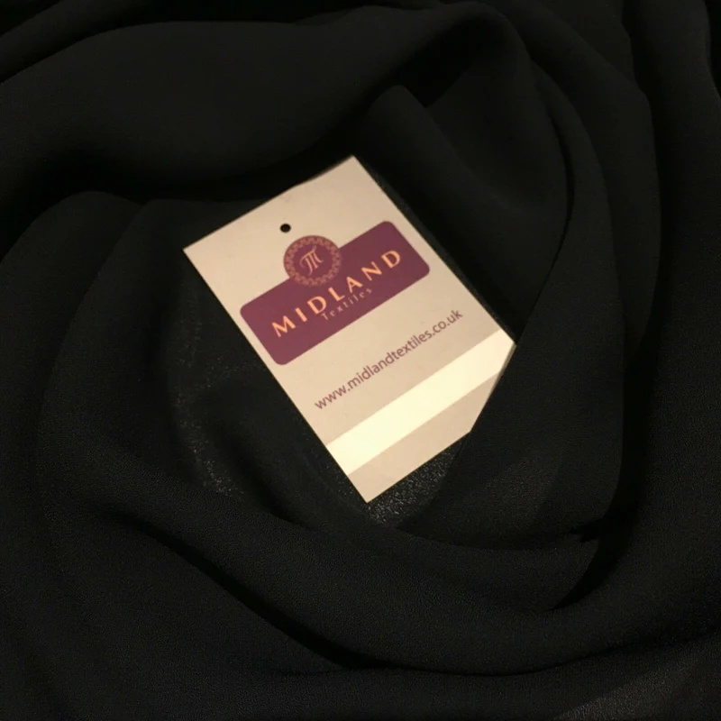 Plain Amazon Crepe Georgette Chiffon Fabric MJ787