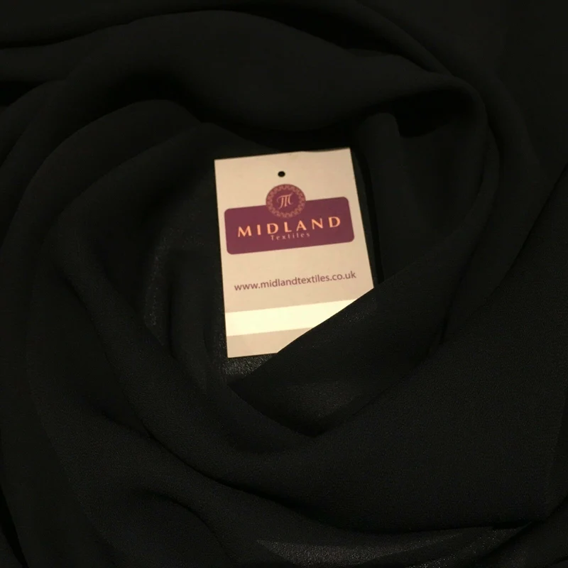 Plain Amazon Crepe Georgette Chiffon Fabric MJ787