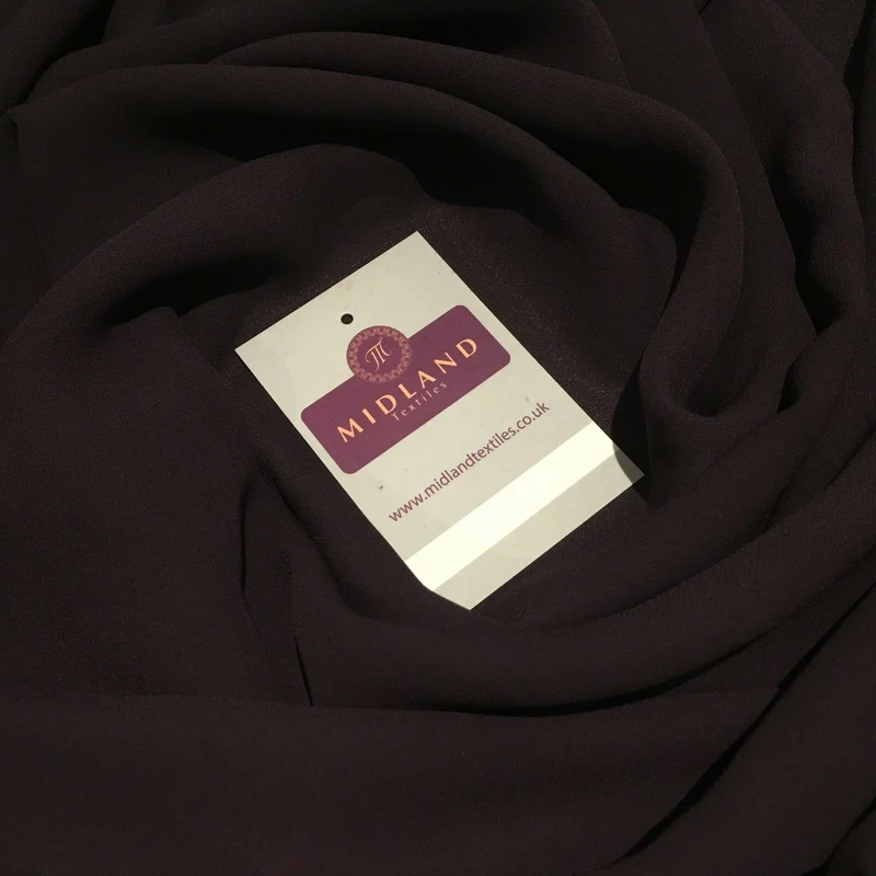 Plain Amazon Crepe Georgette Chiffon Fabric MJ787