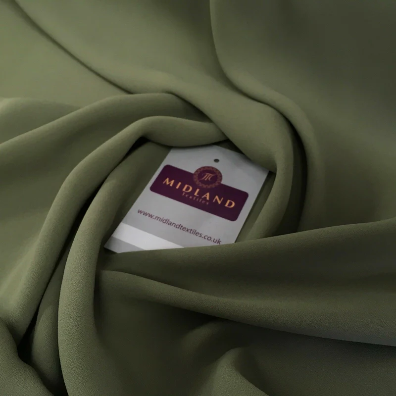 Plain Amazon Crepe Georgette Chiffon Fabric MJ787