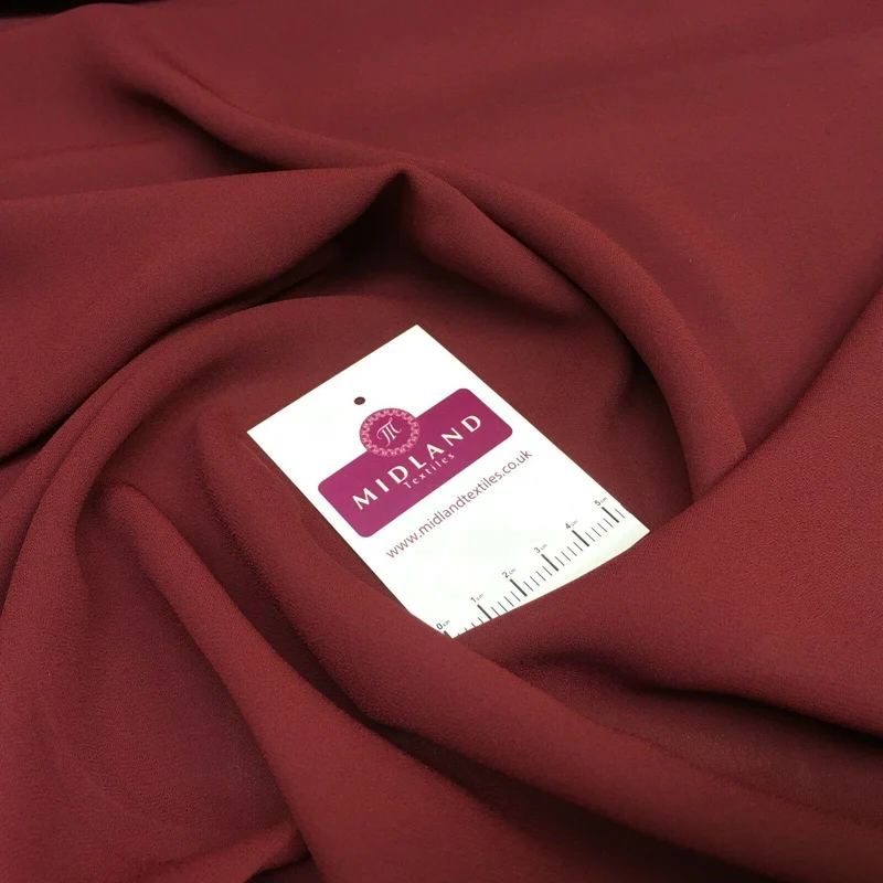 Plain Amazon Crepe Georgette Chiffon Fabric MJ787