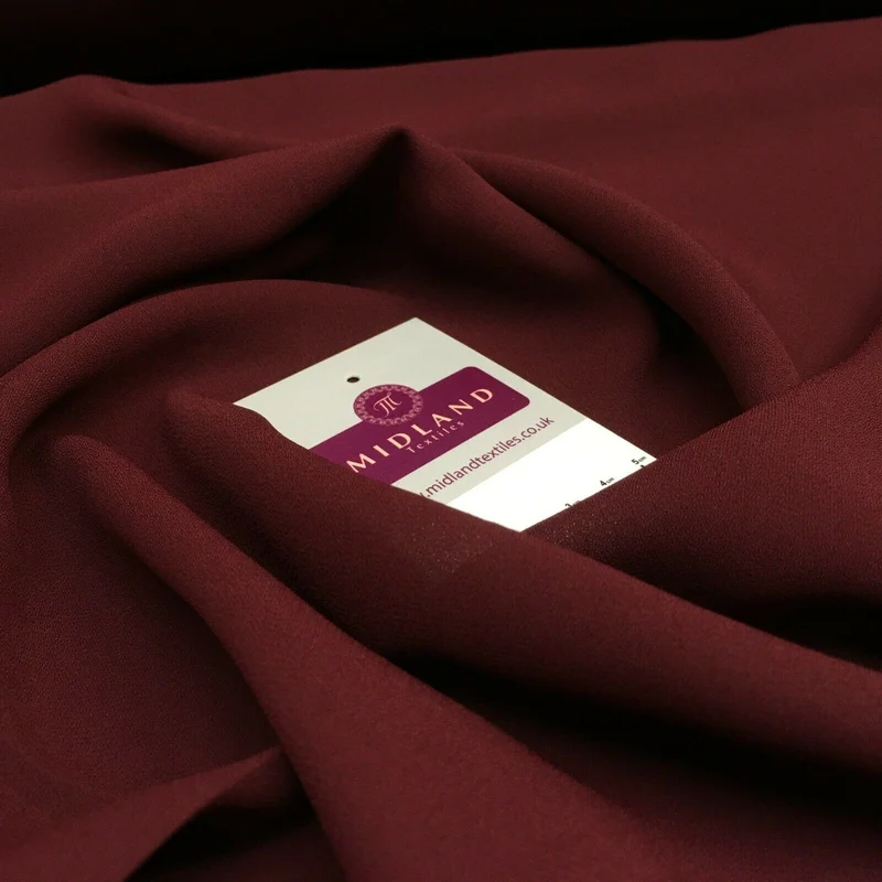 Plain Amazon Crepe Georgette Chiffon Fabric MJ787