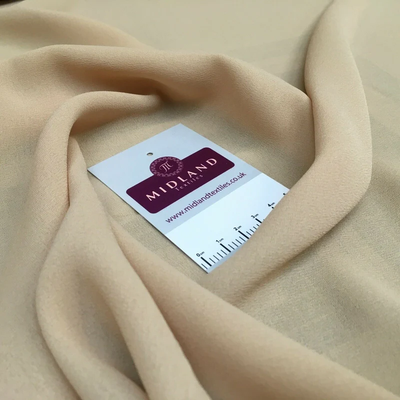 Plain Amazon Crepe Georgette Chiffon Fabric MJ787