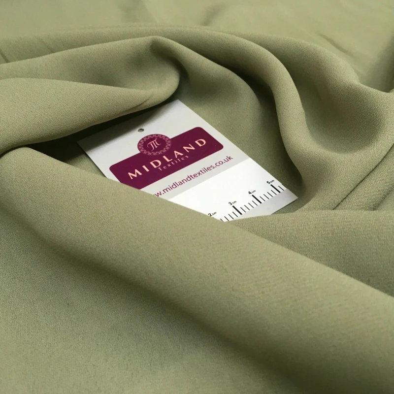 Plain Amazon Crepe Georgette Chiffon Fabric MJ787