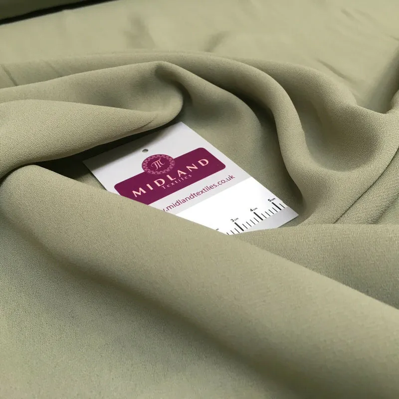 Plain Amazon Crepe Georgette Chiffon Fabric MJ787